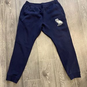 Men’s OVO Navy Blue Sweatpants